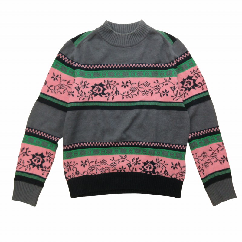 【sacai】花柄ニットセーター sacai】花柄ニットセーター