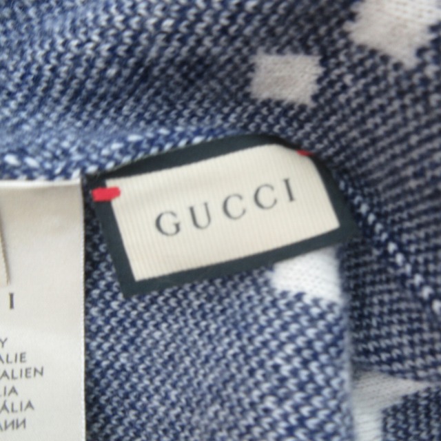 【美品】GUCCI　ニット帽　GG　676827 国内発】グッチ GG カシミア ニットハット ニットキャップ