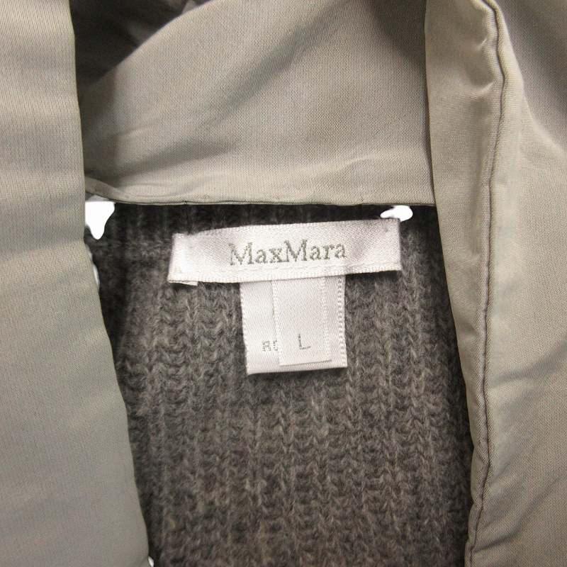 マックスマーラ MAX MARA 白タグ ウールカシミヤ ニットコート