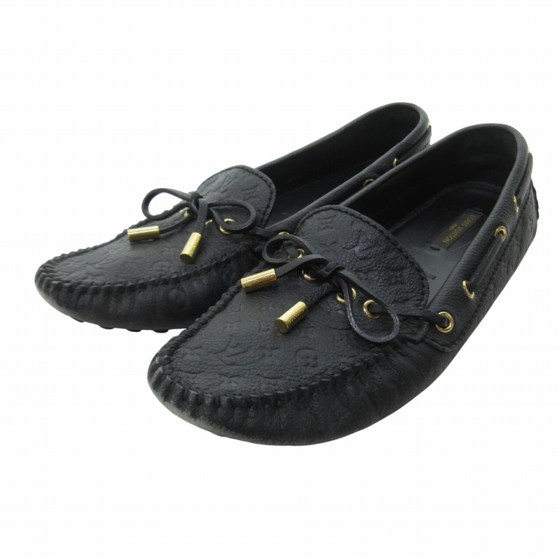 LOUIS VUITTON】ドライビングシューズ ローファー 23.5cm ルイヴィトン