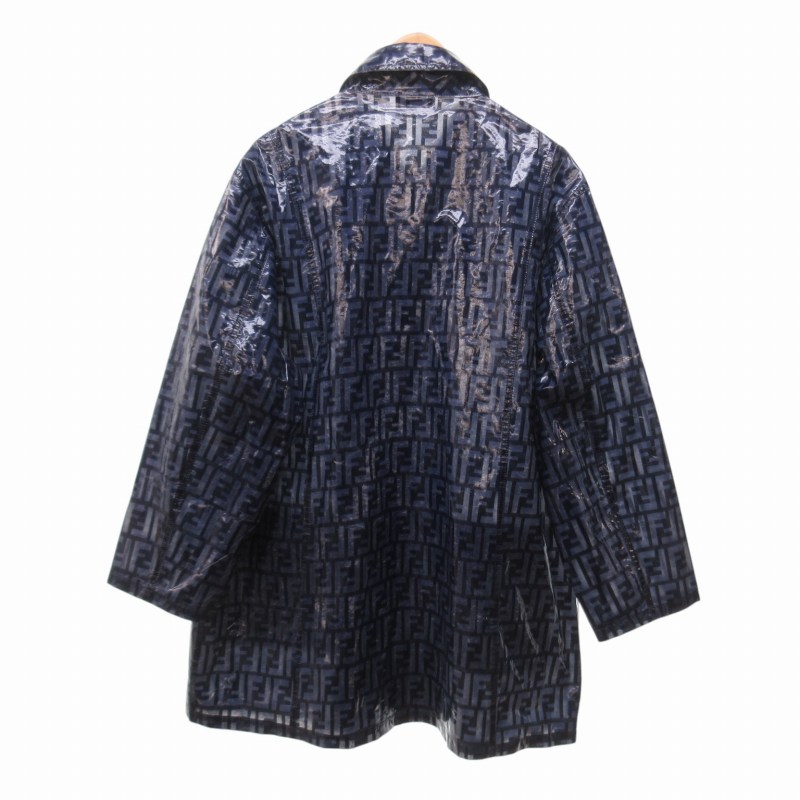 【美品】FENDI フェンディ ロングレインコート ズッカ柄 フェンディ ズッカ柄 レインコート FENDI フェンディ ズッカ柄