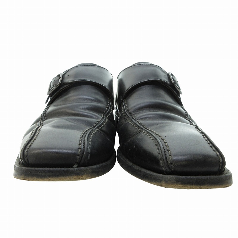 未使用 REGAL シングルモンクストラップ レザー 黒 GEOXSYSTEM 未使用 REGAL シングルモンクストラップ レザー 黒 GEOXSYSTEM