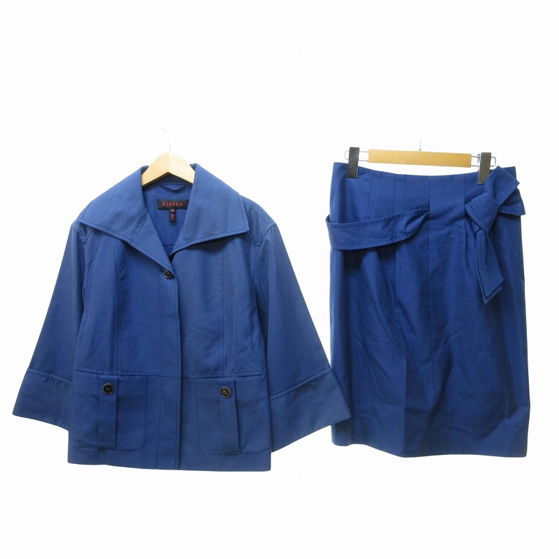 シルク ジャケット スカート セットアップ courreges グレージュ