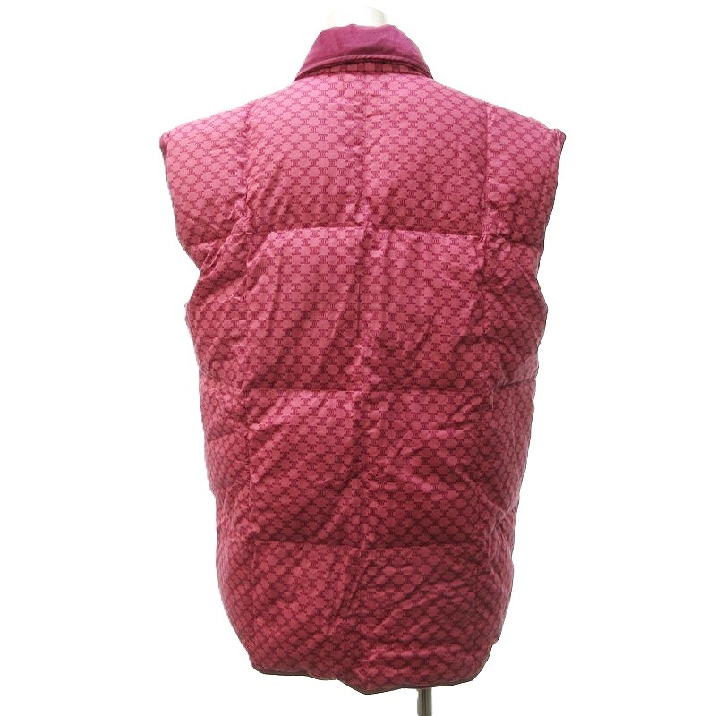 セリーヌ CELINE 美品 マカダム柄 ダウンベスト 西川ダウン ルーム