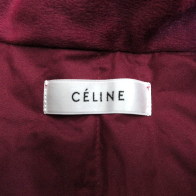 セリーヌ CELINE 美品 マカダム柄 ダウンベスト 西川ダウン ルーム