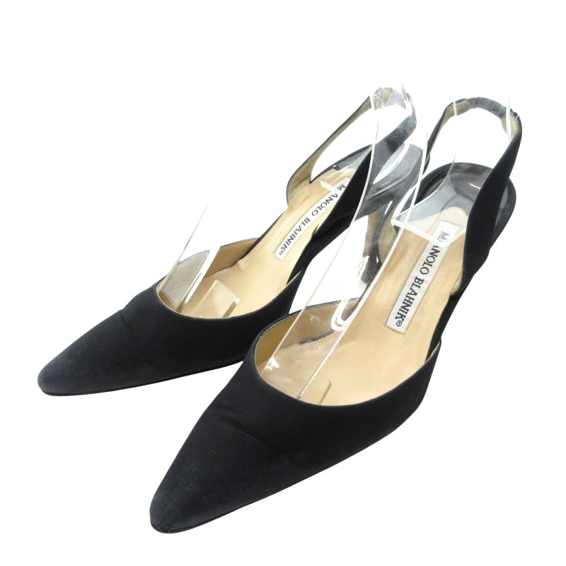 マノロブラニク MANOLO BLAHNIK バックストラップ パンプス