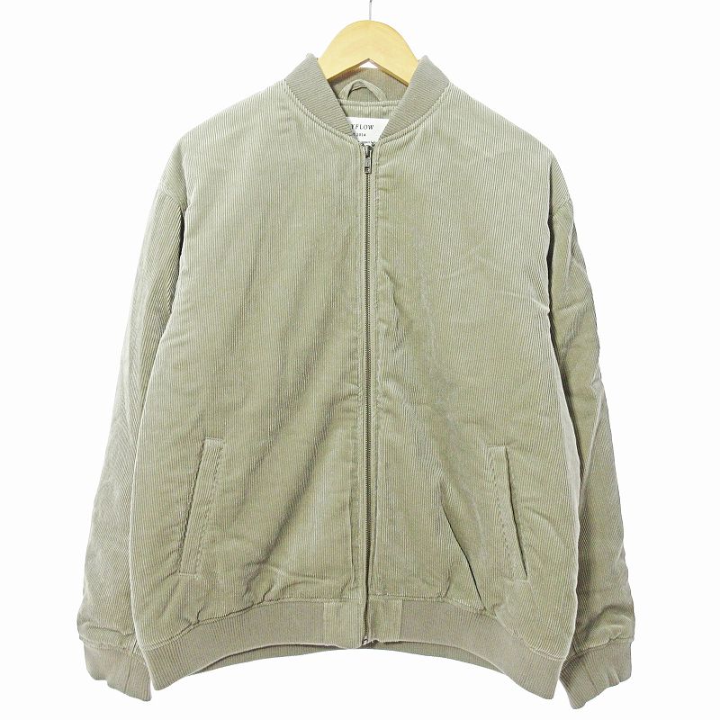 ベイフロー BAYFLOW 美品 コーデュロイ ジャケット ブルゾン ジップ 