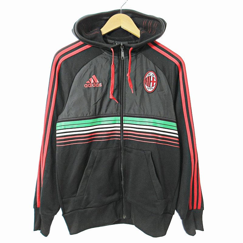 アディダス adidas ACミラン ジップアップ パーカー ジャージ上