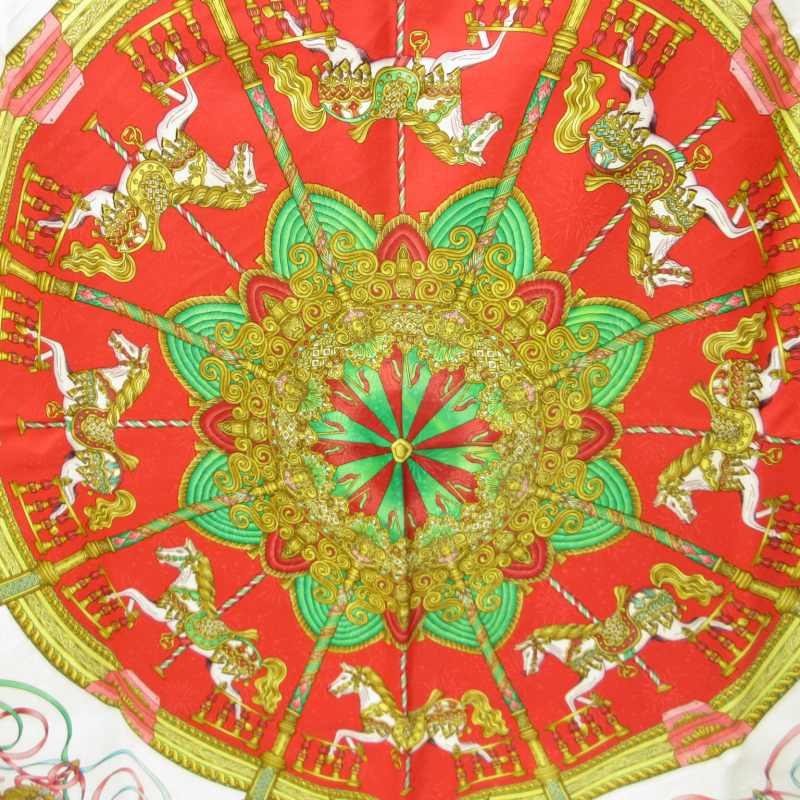 エルメス HERMES カレ90 スカーフ ルナパーク LUNA PARK