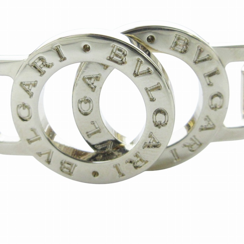 BVLGARI バングル ブルガリ・ブルガリ シルバー レザー 美品 未使用 ブルガリ BVLGARI ブルガリブルガリ バングル ブレスレット