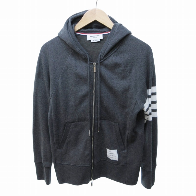 トムブラウン THOM BROWNE 4BAR スウェット セットアップ パーカー 