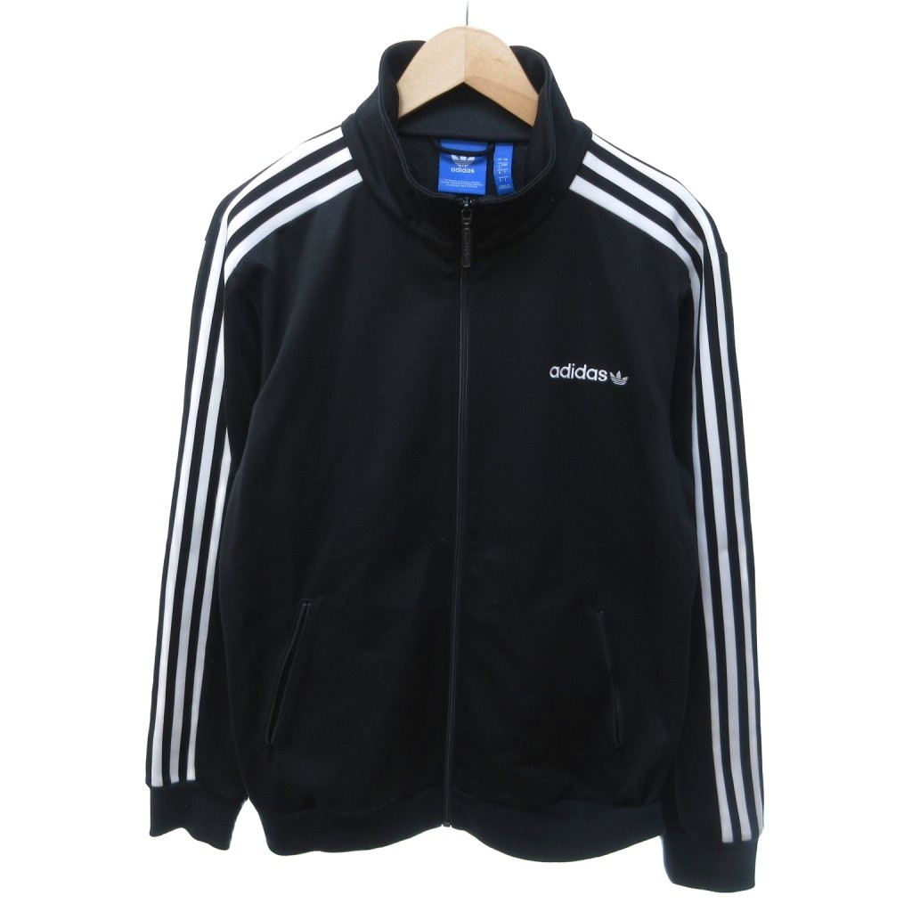 ほぼ未使用　Mサイズ　アディダス　オリジナルス　トラック　ジャケット　デカロゴ adidas Originals - 新品M⭐️adidas トラックジャケット 刺繍