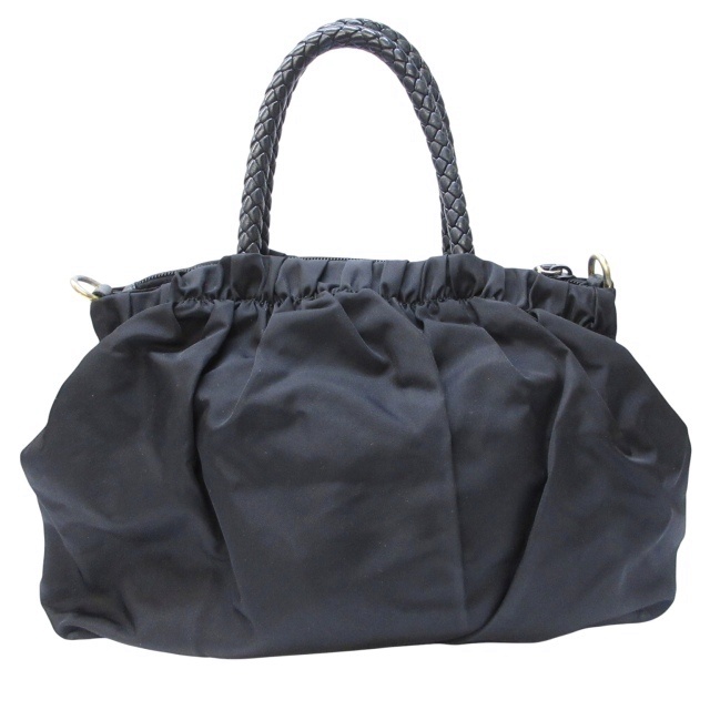 プラダ PRADA テスートリボン 2WAY ナイロン レザー ハンドバッグ