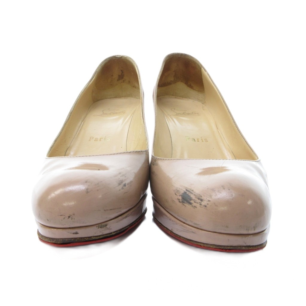 クリスチャンルブタン Christian louboutin エナメル パンプス  