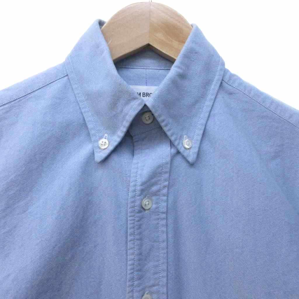 トムブラウン THOM BROWNE ボタンダウンショートスリーブシャツ 半袖