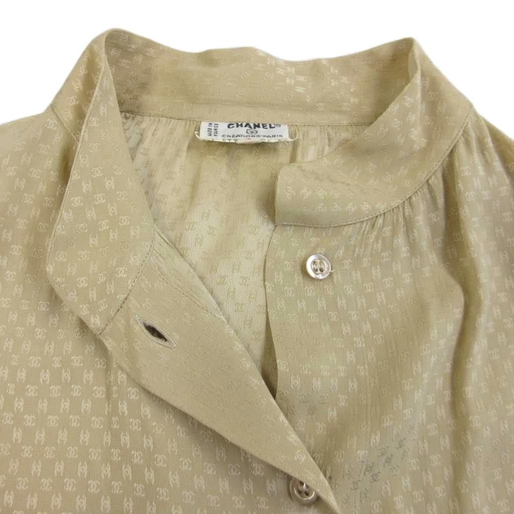 シャネル CHANEL 美品 CREATION ヴィンテージ ココマークジャカード  
