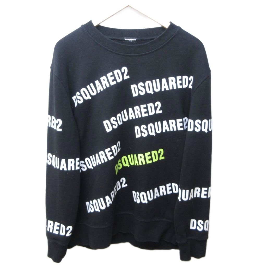 ディースクエアード DSQUARED2 HOME クルーネックロゴトレーナー 
