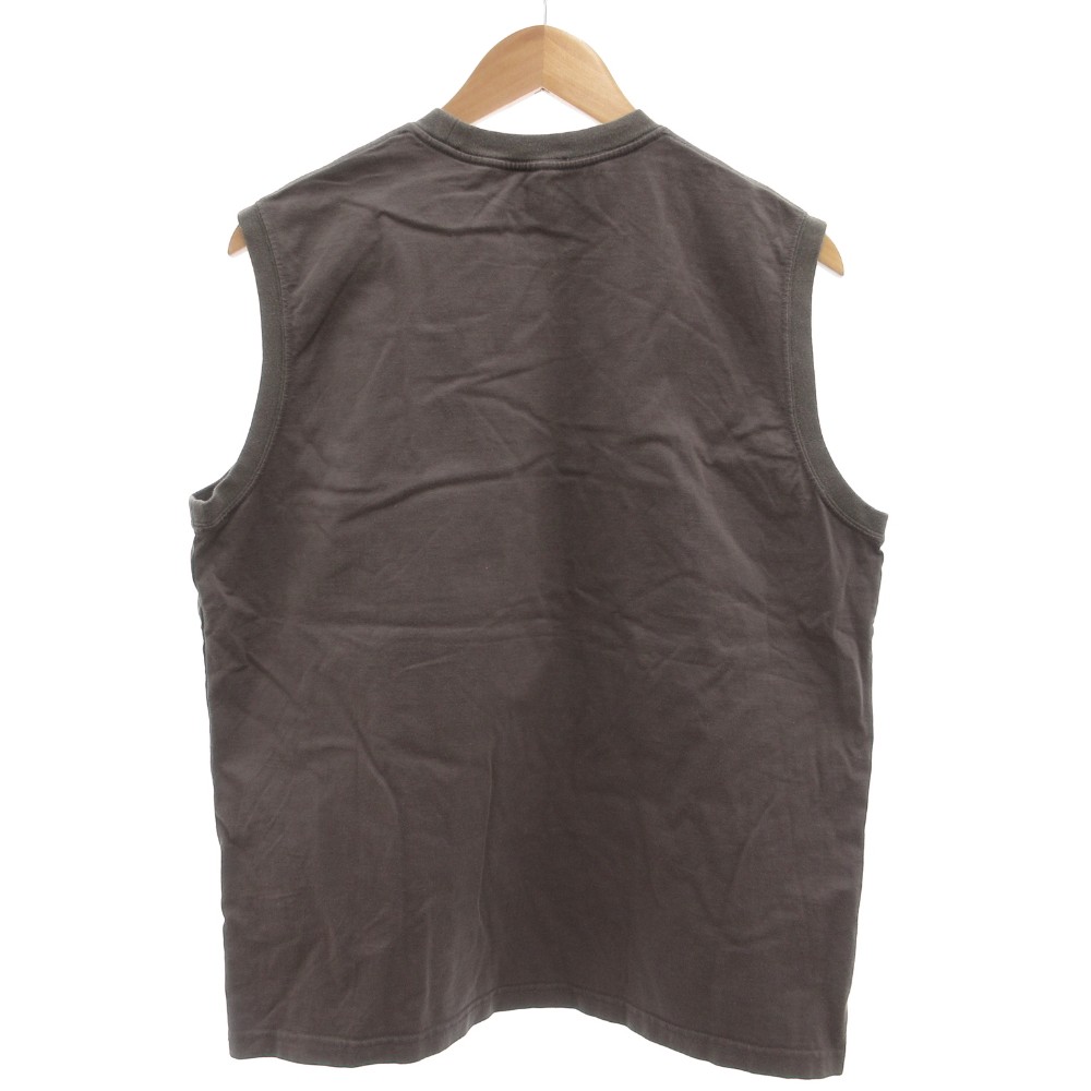 ハイク HYKE ノースリーブTシャツ タンクトップ 1 クルーネック グレー 