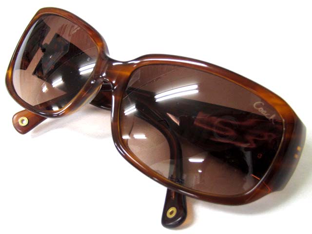 コーチ COACH GERRY S731A AMBER HORN サングラス シグネチャー  display picture 1