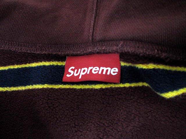 Supreme ボーダー　パーカー Supreme 'Striped Hooded Crewneck'プルオーバー パーカー フーデッド