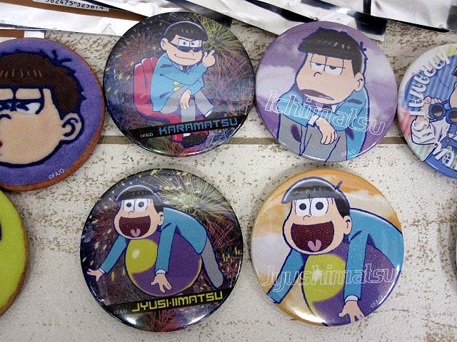 未使用品 C92 おそ松さん トレーディング 缶バッジ 10種 カラ松 一松