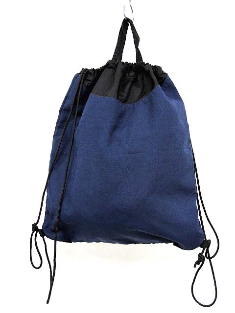 アディダス Adidas ナップザック バックパック ロゴ 切替 ブルー ブラック 黒 青 バッグ 鞄 ms レディース 025 ベクトルパーク