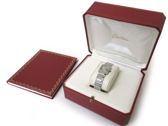 カルティエ Cartier 2384 タンクフランセーズ SM スクエア