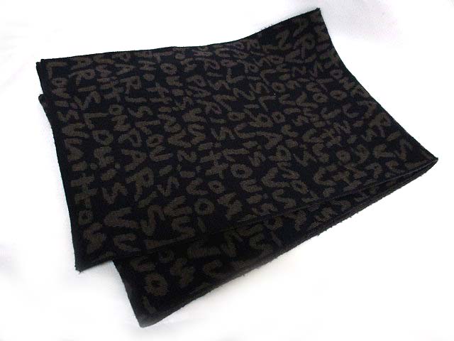 ルイヴィトン LOUIS VUITTON M74646 マフラー エシャルプ グラフィティ  