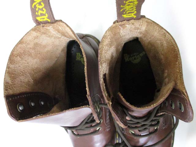ドクターマーチン DR.MARTENS 8ホール レザー ブーツ ブラウン