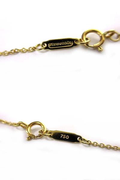 ティファニー TIFFANY & CO. オープンハート ネックレス K18 750