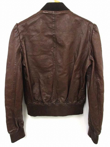 グッチ GUCCI シェリーライン レザージャケット ボンバージャケット  