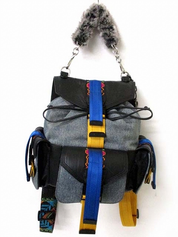 ディーゼル DIESEL MISS-MATCH BACKPACK ミスマッチ デニム バック  