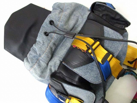ディーゼル DIESEL MISS-MATCH BACKPACK ミスマッチ デニム バック