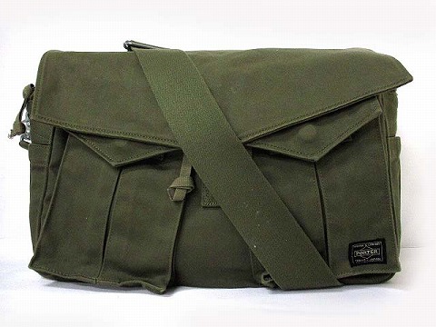 ポーター PORTER LOVE&PEACE ショルダーバッグ ワンポイント ロゴ 