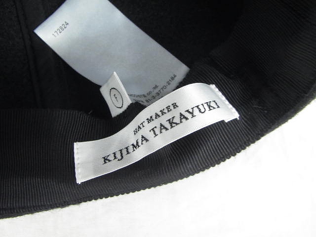 キジマタカユキ KIJIMATAKAYUKI 17AW シルクハット 帽子 フェルト リボン F 黒 ブラック /KH KIJIMA TAKAYUKIキジマ タカユキ正規取り扱い店、通販可能 ON LINE