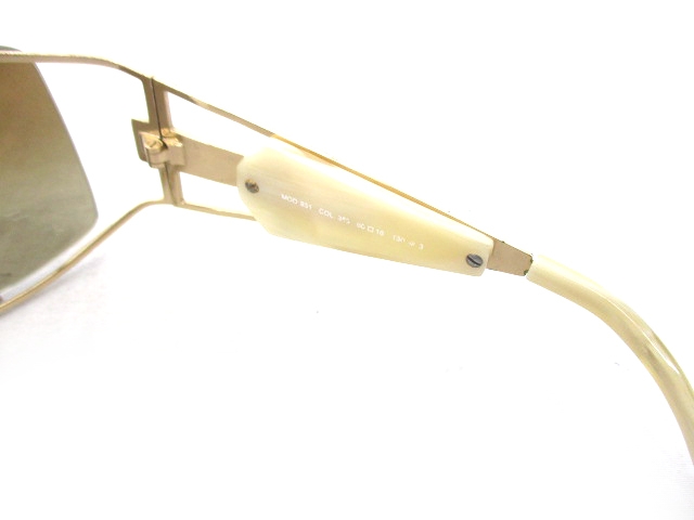 ■美品■ CAZAL カザール MOD 931サングラス 眼鏡 メンズ ゴールド カザール CAZAL サングラス ゴールドフレーム ロゴ MOD 931