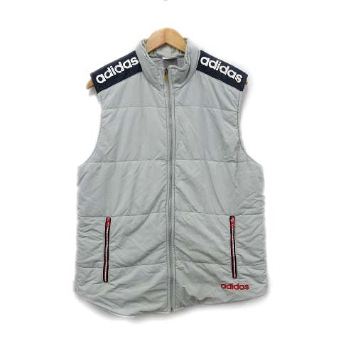 アディダス adidas 中綿 ベスト ジャケット ブルゾン ノースリーブ 三 
