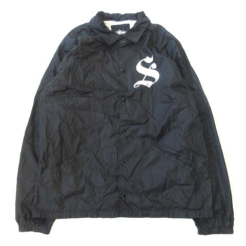 ステューシー STUSSY ナイロン コーチ ジャケット ブルゾン ロゴ 