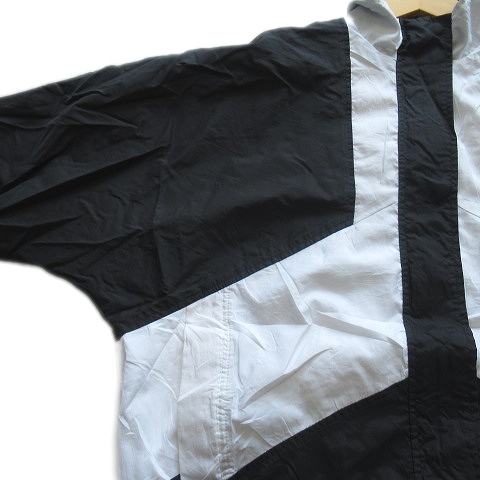 90's ナイキ NIKE ヴィンテージ ナイロン ジャケット ブルゾン アウター レトロ ビンテージ USA古着 M ブラック ホワイト メンズ/22▽4※ メンズ 90's ナイキ NIKE ヴィンテージ ナイロン ジャケット ブルゾン アウター レトロ ビンテージ USA古着 M ブラック ホワイト メンズ/22▽4※ メンズ