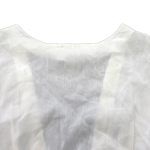 18SS ウーア Uhr OPEN-BACK SHIRT オープンバック シャツ ブラウス 
