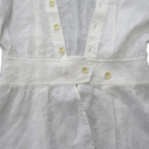 18SS ウーア Uhr OPEN-BACK SHIRT オープンバック シャツ