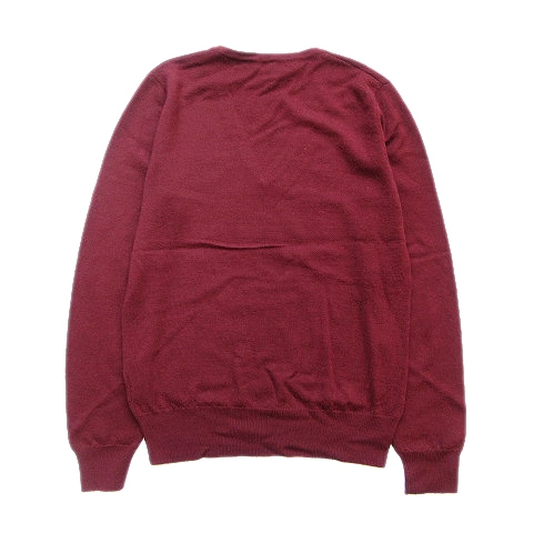 クルチアーニ Cruciani Vネック ウール ハイゲージ ニット セーター 長袖 40 ボルドー バーガンディ レディース レディース 026 ベクトルパーク