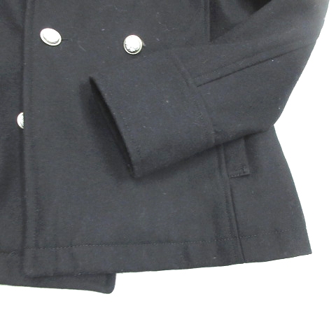 ナチュラルビューティーベーシック Natural Beauty Basic Pコート ピーコート ジャケット ブルゾン ダブル ウール M 黒 ブラック レディース 10 026 ベクトルパーク