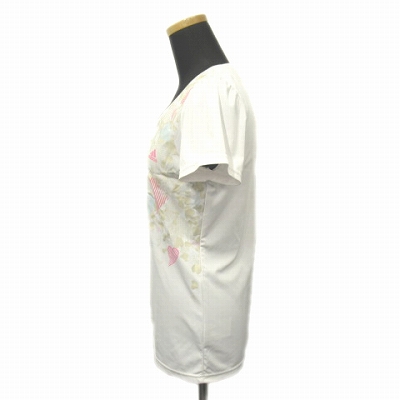 アディダス Adidas Climalite ハートプリント Tシャツ カットソー ストレッチ Uvケア M ホワイト 白 レディース 18 10 レディース 026 ベクトルパーク