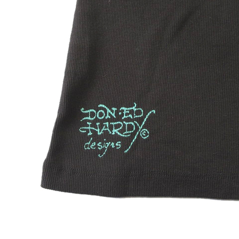 y2k❤️ 00s Ed Hardy スカル 両面ロゴ リブ タンクトップ MUSINSA公式 | SCULPTOR [Sculptor x Ed Hardy] Rib Tank Top Cream