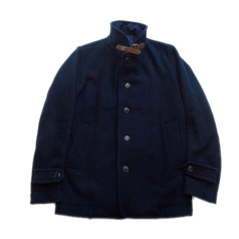 アバハウス Abahouse Ecru スタンドカラー コート ジャケット ブルゾン ウール 3 ネイビー メンズ 11 026 ベクトルパーク
