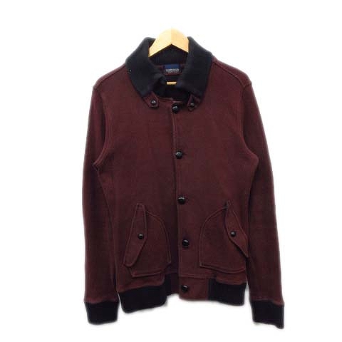 ニコルクラブフォーメン Nicole Club For Men ドンキーカラー ジャケット ブルゾン くるみボタン 46 紫 メンズ 11 026 ベクトルパーク