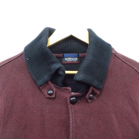 ニコルクラブフォーメン Nicole Club For Men ドンキーカラー ジャケット ブルゾン くるみボタン 46 紫 メンズ 11 026 ベクトルパーク