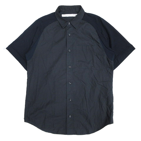 アンデコレイテッドマン Undecorated Man 切替 シャツ カットソー 半袖 紺 ネイビー メンズ 11 メンズ 026 ベクトルパーク アンデコレイテッドマン Undecorated Man 切替 シャツ カットソー 半袖 紺 ネイビー メンズ 11 メンズ 026 ベクトルパーク