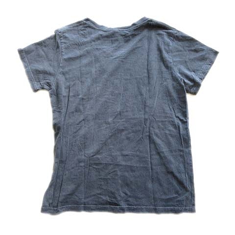 ニッチ Niche Tシャツ カットソー ウォッシュ加工 Vネック 胸ポケット L グレー メンズ 11 026 1304 ベクトルパーク